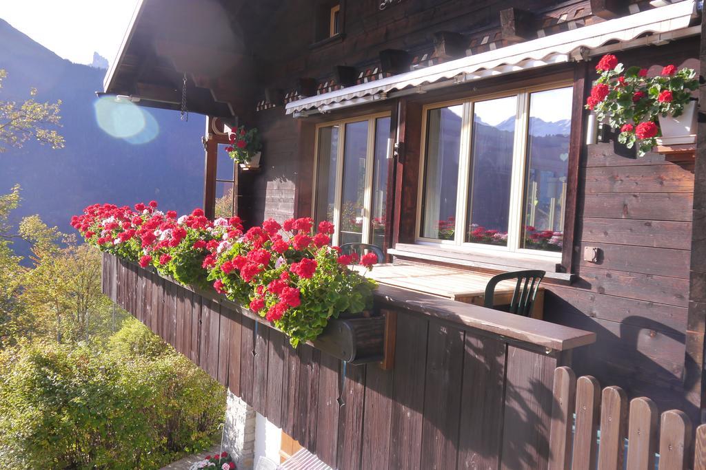 Chalet Acheregg Wengen Bagian luar foto
