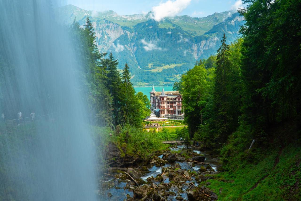 Chalet Acheregg Wengen Bagian luar foto