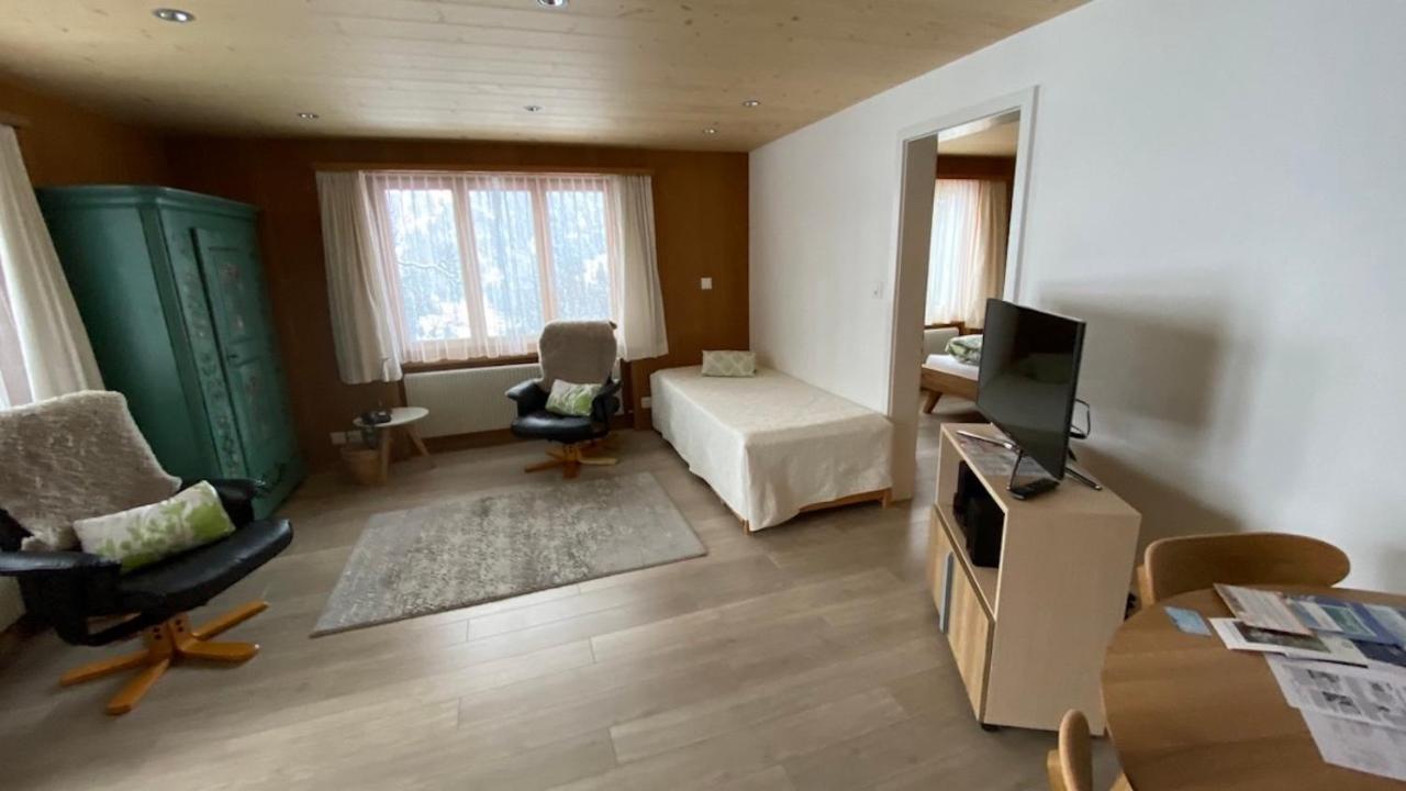 Chalet Acheregg Wengen Bagian luar foto