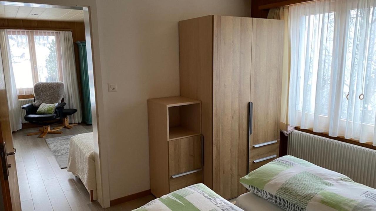 Chalet Acheregg Wengen Bagian luar foto
